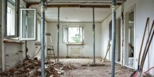 Chantier en démolition en Espagne