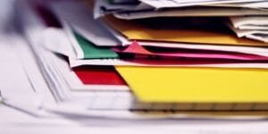 Des empilement de document